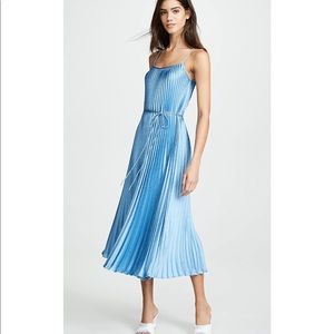 Vince Pleated Cami Dress, Blue.. New, never worn.